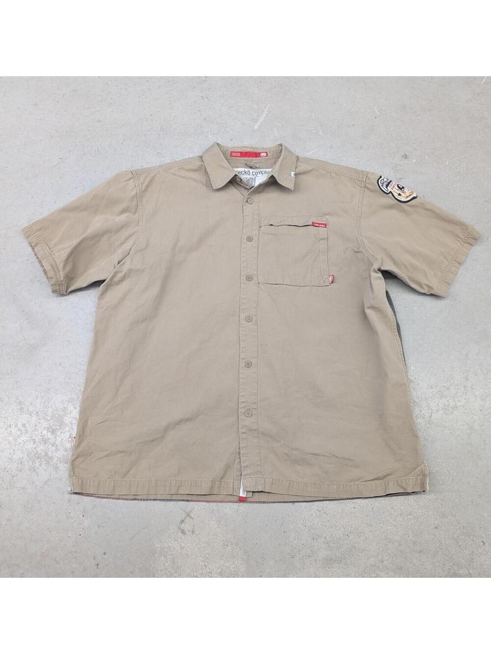 Rare Y2K Ecko Complex Captain America Rhino Button Up Shirt - Picture 3 of 8